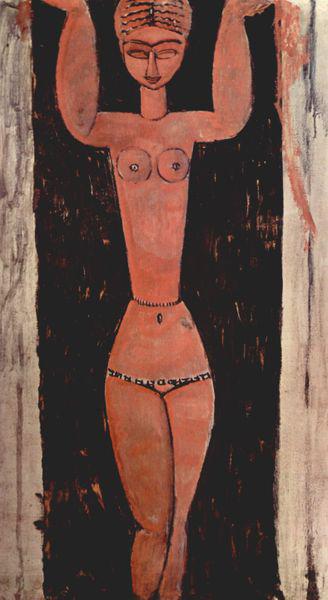 Amedeo Modigliani Stehende Karyatide oil painting image